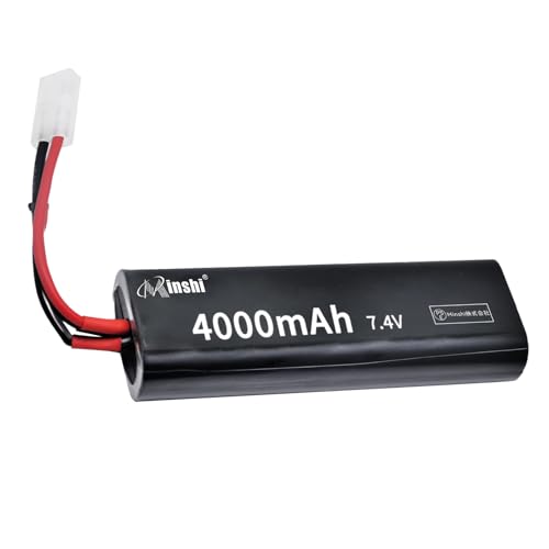 Amazon.co.jp: MINSHI セレブ製 Lipoリポバッテリー 7.4V 4000mAh